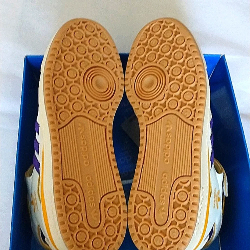 ADIDAS FORUM 84 High Top BASKETBALL SHOES GX9054 Sz 7 NWT Ivory Color Lets play! - Picture 14 of 17